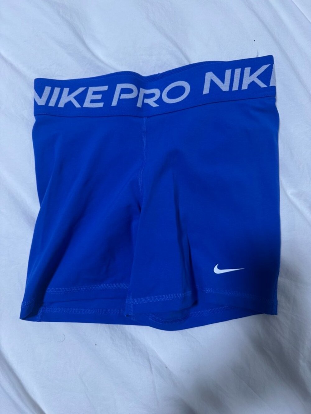 Nike Pro Dri-FIT Blue Running Shorts — Women’s Small — Compression Workout short